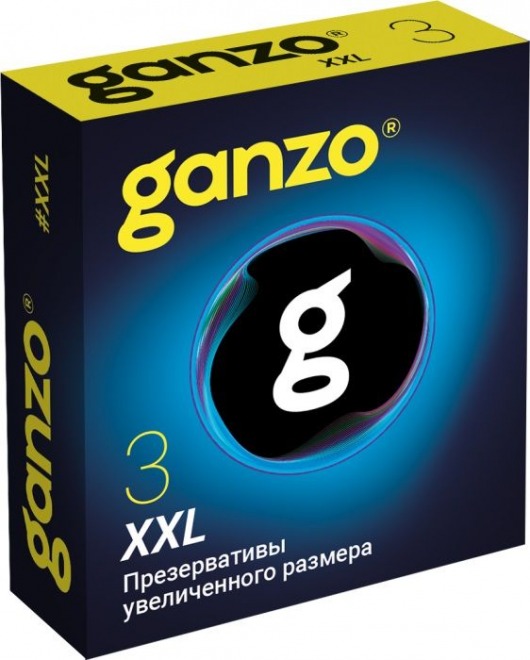 Презервативы увеличенного размера Ganzo XXL - 3 шт. - Ganzo - купить с доставкой в Якутске