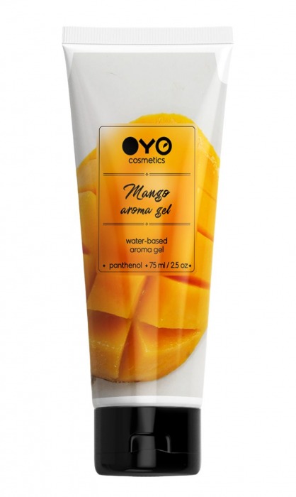 Лубрикант на водной основе OYO Aroma Gel Mango с ароматом манго - 75 мл. - OYO - купить с доставкой в Якутске