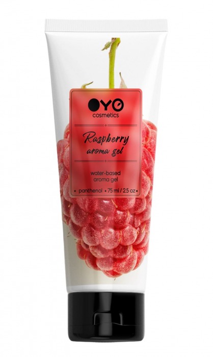 Лубрикант на водной основе OYO Aroma Gel Raspberry с ароматом малины - 75 мл. - OYO - купить с доставкой в Якутске