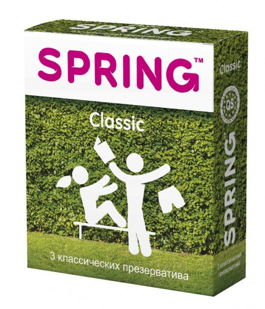 Классические презервативы SPRING CLASSIC - 3 шт. - SPRING - купить с доставкой в Якутске