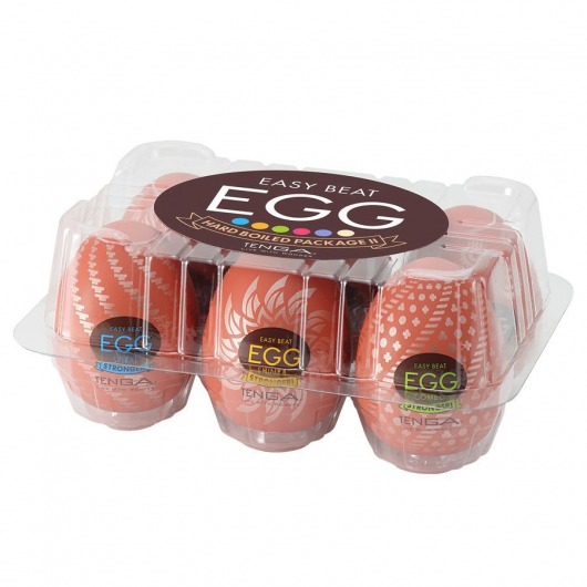 Набор из 6 мастурбаторов-яиц Tenga Egg Variety Pack V - Tenga - в Якутске купить с доставкой