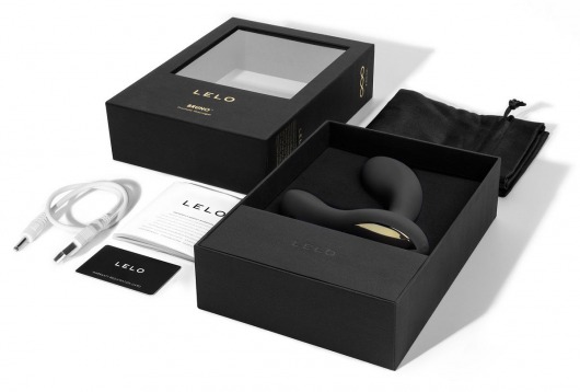 Чёрный перезаряжаемый стимулятор простаты Bruno Black - Lelo - в Якутске купить с доставкой