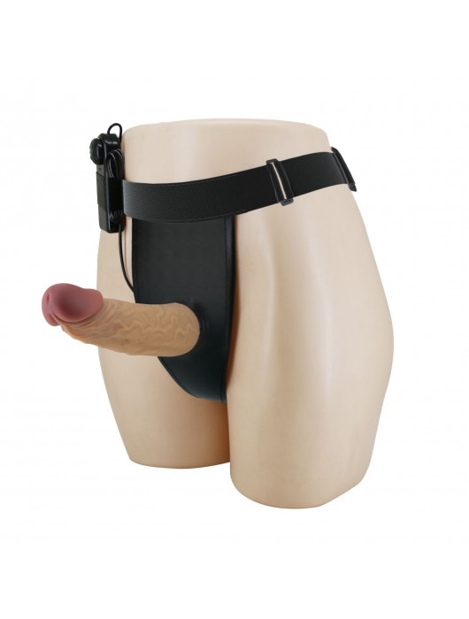 Полый вибрострапон на регулируемых трусиках Draven - 17,5 см. - Baile - купить с доставкой в Якутске