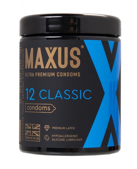 Классические презервативы MAXUS Classic - 12 шт. - Maxus - купить с доставкой в Якутске