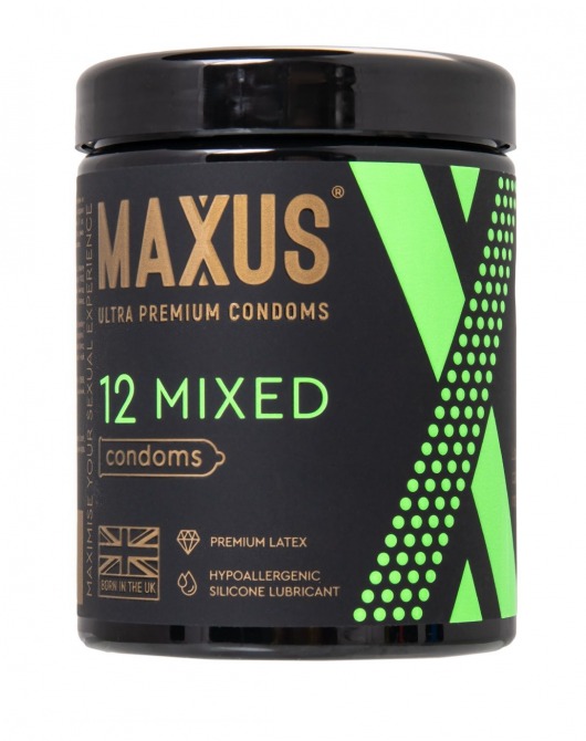 Презервативы MAXUS Mixed - 12 шт. - Maxus - купить с доставкой в Якутске