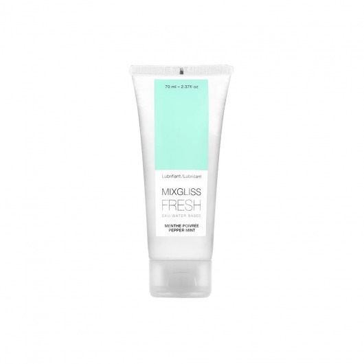 Лубрикант с охлаждающим эффектом Mixgliss Fresh Pepper Mint - 70 мл. - Strap-on-me - купить с доставкой в Якутске