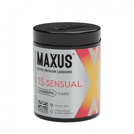 Анатомические презервативы MAXUS Sensual - 15 шт. - Maxus - купить с доставкой в Якутске