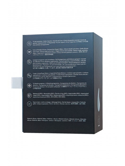 Голубой вибромассажер в форме капли Dew Drop - Satisfyer