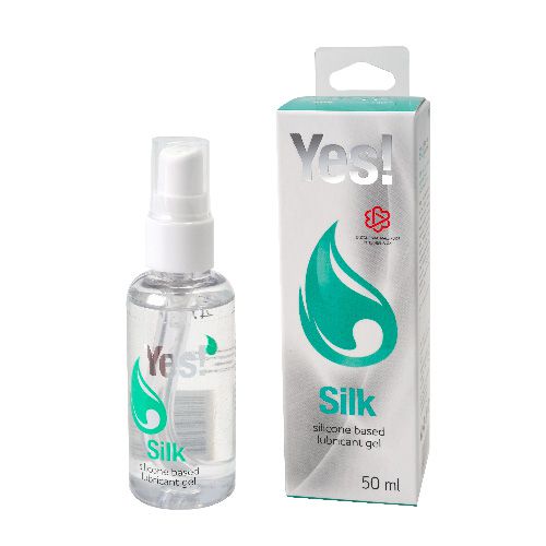 Силиконовая гипоаллергенная вагинальная смазка Yes Silk - 50 мл. - Sitabella - купить с доставкой в Якутске