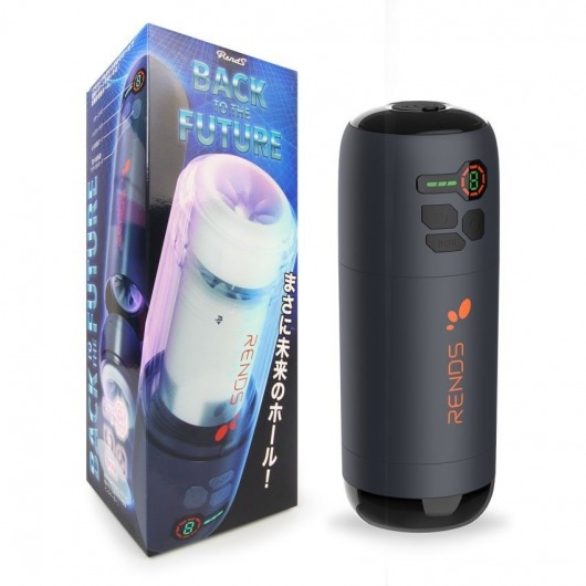 Черный вибромастурбатор Back To The Future - Rends - в Якутске купить с доставкой