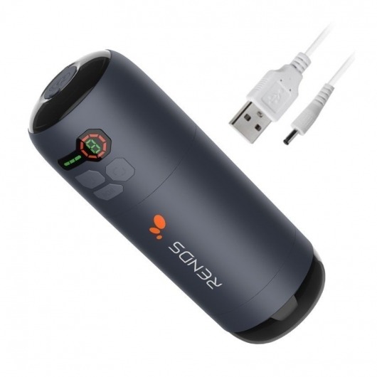 Черный вибромастурбатор Back To The Future - Rends - в Якутске купить с доставкой