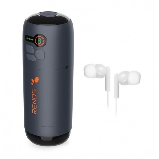 Черный вибромастурбатор Back To The Future - Rends - в Якутске купить с доставкой