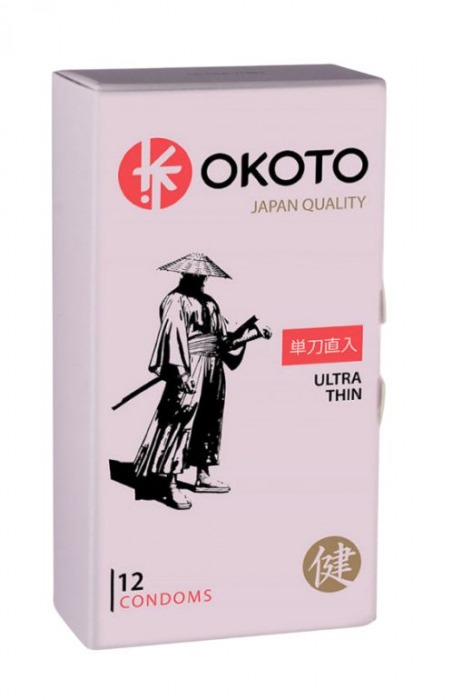 Тонкие презервативы OKOTO Ultra Thin - 12 шт. - Sitabella - купить с доставкой в Якутске