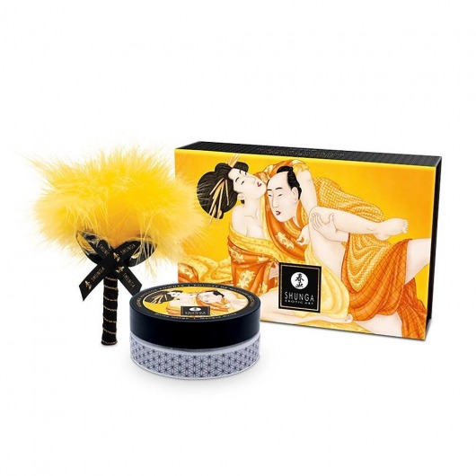 Массажная пудра с ароматом манго Luscious Mango - Shunga - купить с доставкой в Якутске