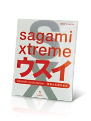 Ультратонкий презерватив Sagami Xtreme SUPERTHIN - 1 шт. - Sagami - купить с доставкой в Якутске