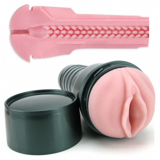 Мастурбатор-вагина Fleshlight - Vibro Pink Lady Touch с вибрацией - Fleshlight - в Якутске купить с доставкой