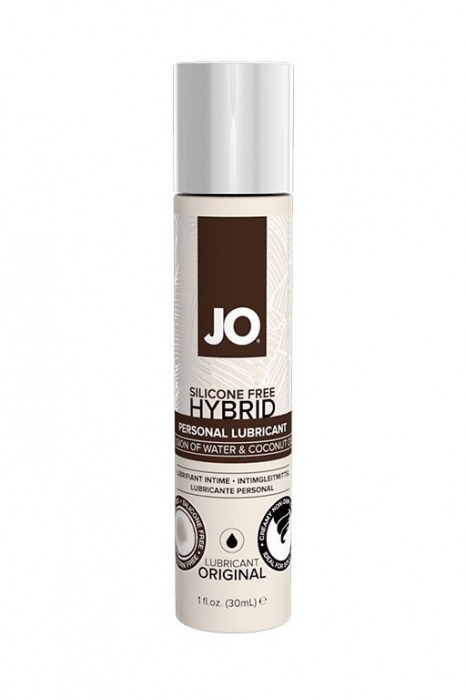 Водно-масляный лубрикант JO Silicon free Hybrid Lubricant ORIGINAL- 30 мл. - System JO - купить с доставкой в Якутске