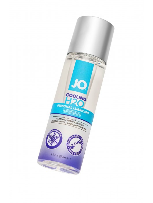 Охлаждающий лубрикант на водной основе JO Personal Lubricant H2O COOLING - 60 мл. - System JO - купить с доставкой в Якутске