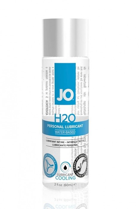 Охлаждающий лубрикант на водной основе JO Personal Lubricant H2O COOLING - 60 мл. - System JO - купить с доставкой в Якутске