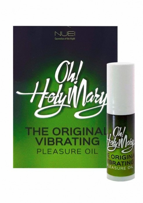 Масло унисекс с эффектом вибрации Oh! Holy Mary - 6 мл. - Nuei cosmetics - купить с доставкой в Якутске
