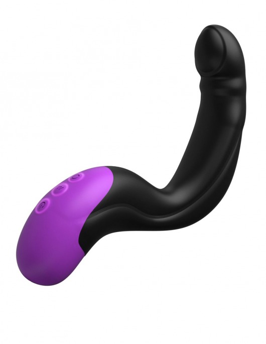 Черно-фиолетовый вибромассажёр простаты Hyper-Pulse P-Spot Massager - Pipedream - в Якутске купить с доставкой