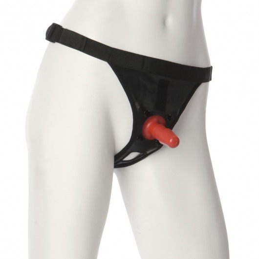 Трусики со штырьком для фиксации насадок Ultra Harness with Plug - Doc Johnson - купить с доставкой в Якутске