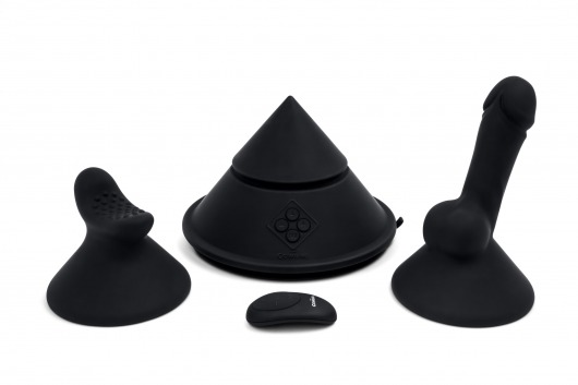Конусный вибромассажер Cowgirl Cone с 2 насадками - CowGirl - купить с доставкой в Якутске