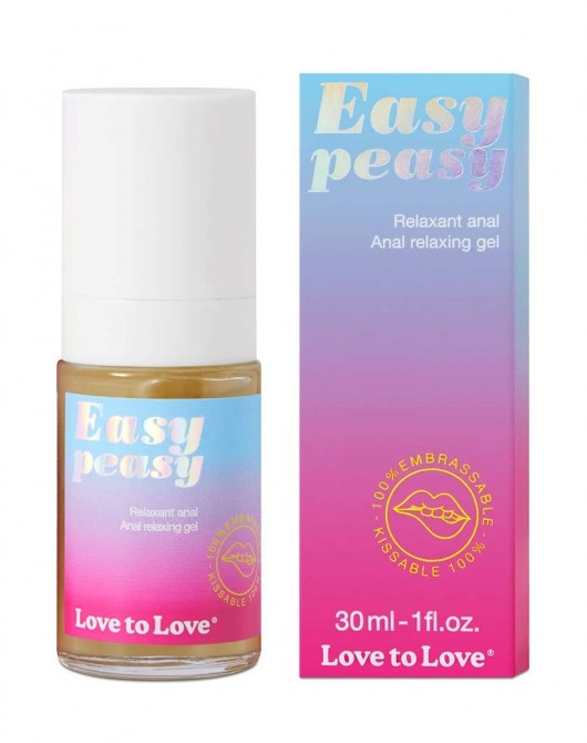 Анальный расслабляющий гель Easy Peasy - 30 мл. - Love to Love - купить с доставкой в Якутске