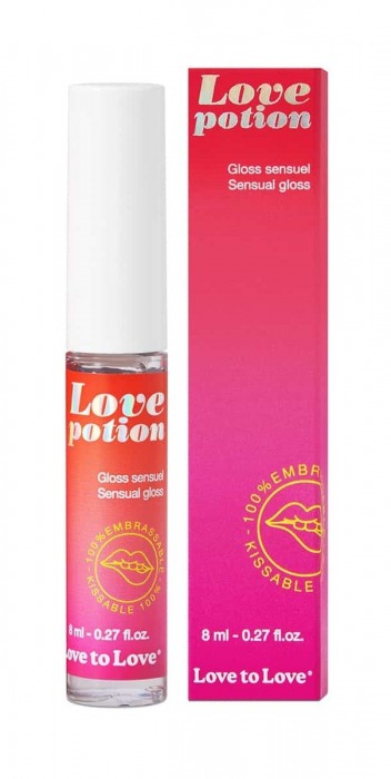 Возбуждающий блеск для губ Love Potion - 8 мл. - Love to Love - купить с доставкой в Якутске