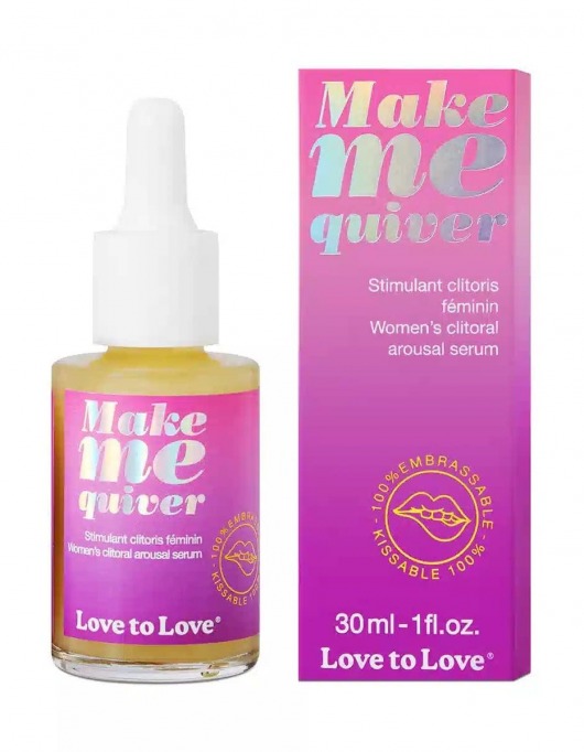 Возбуждающие капли для клитора Make Me Quiver - 30 мл. - Love to Love - купить с доставкой в Якутске