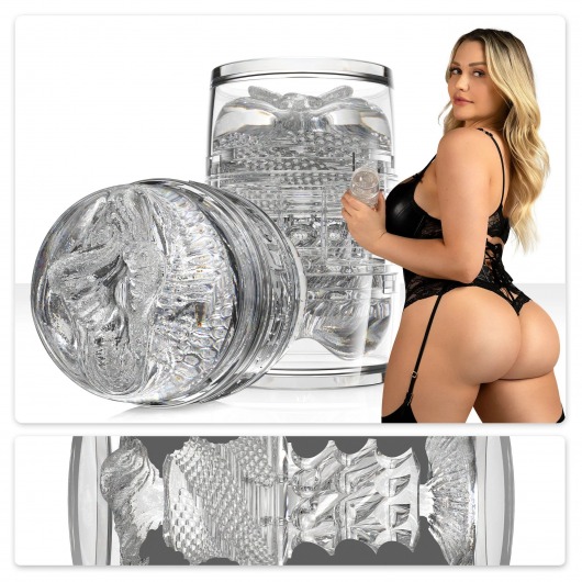 Прозрачный двусторонний мастурбатор Fleshlight Quickshot Mia Malkova - Fleshlight - в Якутске купить с доставкой