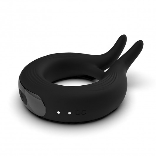 Черное эрекционное кольцо Marry Me Rechargeable Vibrating Cockring - Adrien Lastic - в Якутске купить с доставкой