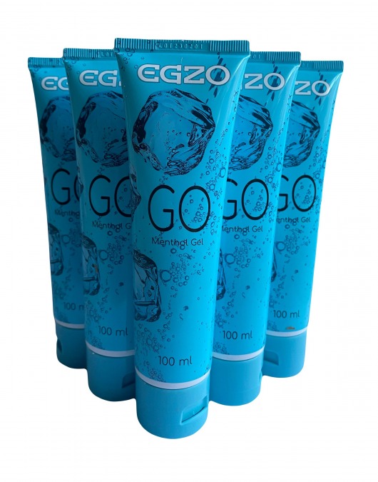 Набор из 5 пролонгирующих лубрикантов на водной основе Egzo Go (по 100 мл.) - EGZO - купить с доставкой в Якутске