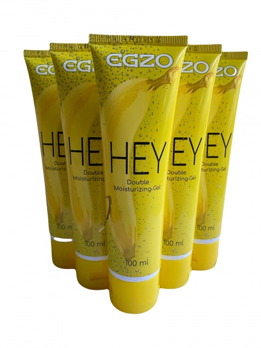 Набор из 5 анальных лубрикантов на водной основе Egzo Hey (по 100 мл.) - EGZO - купить с доставкой в Якутске