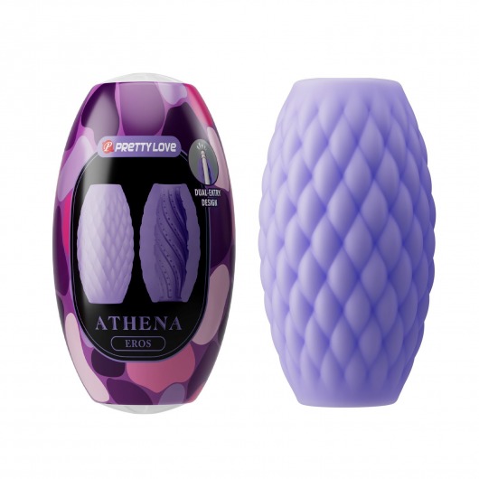 Сиреневый нереалистичный мастурбатор Athena - Baile - в Якутске купить с доставкой