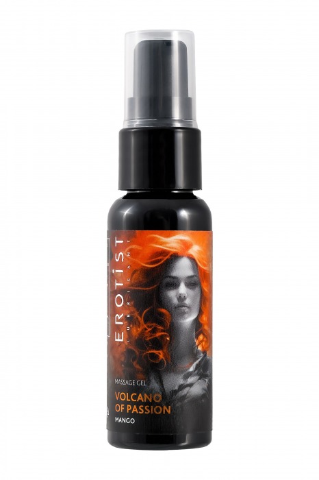 Гель с эффектом вибрации Volcano Of Passion со вкусом манго - 25 мл. - Erotist Lubricants - купить с доставкой в Якутске
