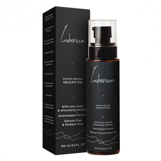 Интимный гель с экстрактами нони, нима и клубники Luberium Delicate Waterbased - 100 мл. - Luberium - купить с доставкой в Якутске
