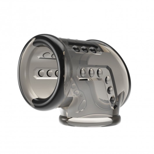 Дымчатая насадка на пенис и мошонку - Baile - в Якутске купить с доставкой