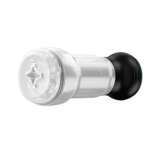 Набор PowerBlow   Feel Pocket Stroker Crystal: мастурбатор и интерактивная насадка - Kiiroo - в Якутске купить с доставкой