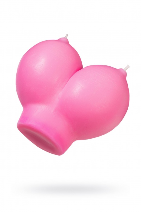 Розовая свеча «Сиськи» - 150 гр. - Pecado - купить с доставкой в Якутске