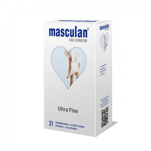 Особо тонкие презервативы Masculan Ultra Fine - 21 шт. - Masculan - купить с доставкой в Якутске