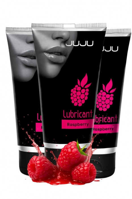Набор из 3 съедобных лубрикантов JUJU со вкусом малины - JuJu - купить с доставкой в Якутске Набор из 3 съедобных лубрикантов JUJU со вкусом малины - JuJu - купить с доставкой в Якутске