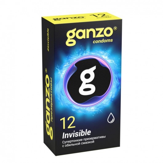 Супертонкие презервативы Ganzo Invisible - 12 шт. - Ganzo - купить с доставкой в Якутске