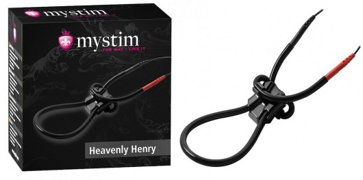 Эрекционное лассо для электростимуляции HEAVENLY HENRY - MyStim - купить с доставкой в Якутске