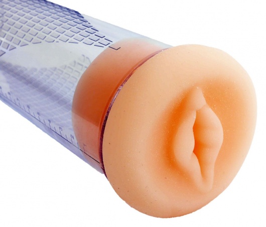 Телесный уплотнитель для вакуумной помпы в виде вагины - Boys of Toys - в Якутске купить с доставкой