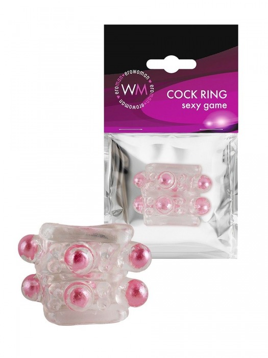 Прозрачная насадка на пенис с цветными шариками - Erowoman-Eroman - в Якутске купить с доставкой