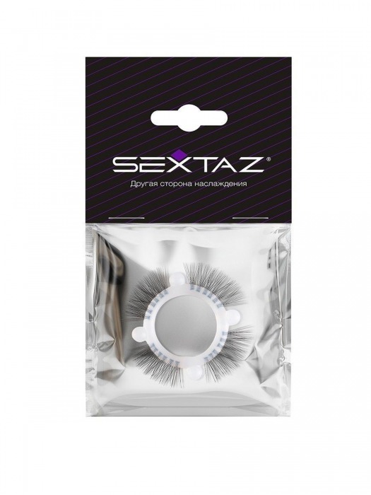 Эластичное кольцо с «ресничками» и 4 шариками - Sextaz - в Якутске купить с доставкой