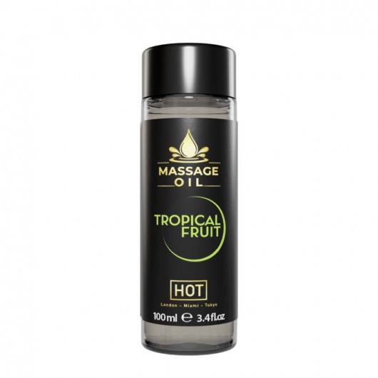 Массажное масло c ароматом тропических фруктов Massage Oil - 100 мл. - HOT - купить с доставкой в Якутске