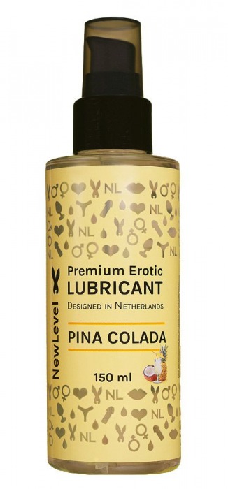 Ароматизированный лубрикант на водной основе NewLevel Pina Colada - 150 мл. - NewLevel - купить с доставкой в Якутске