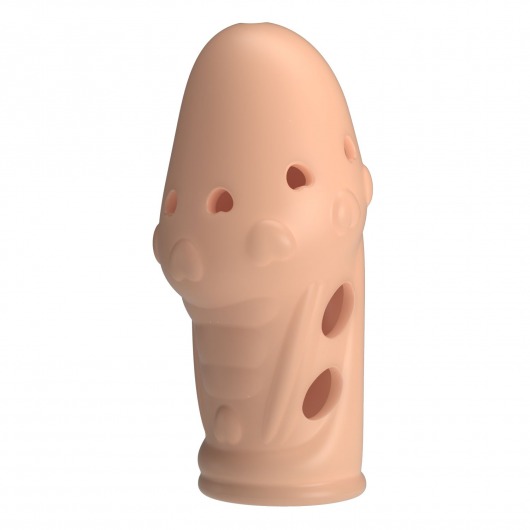 Телесная насадка на пенис Booker - 8 см. - Baile - в Якутске купить с доставкой